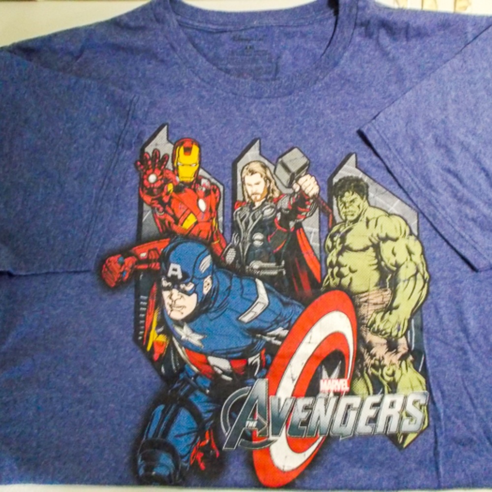 Blue Disney's Marvel Avengers short sleeve T-Shirt - Picture 4 of 8